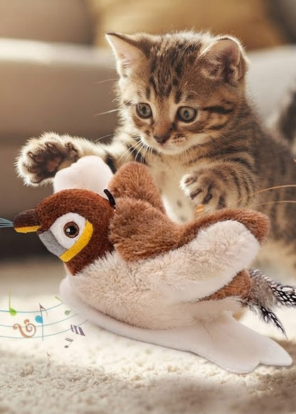 PAJARO MUSICAL PARA TUS GATOS