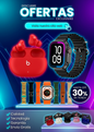 RELOJ X10 7 MANILLAS MAS UNOS AUDIFONOS BUDS
