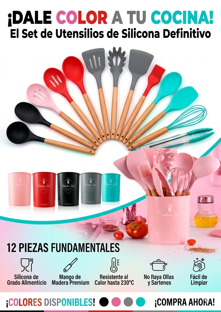 SET DE UTENSILIO DE COCINA X13 PIEZAS