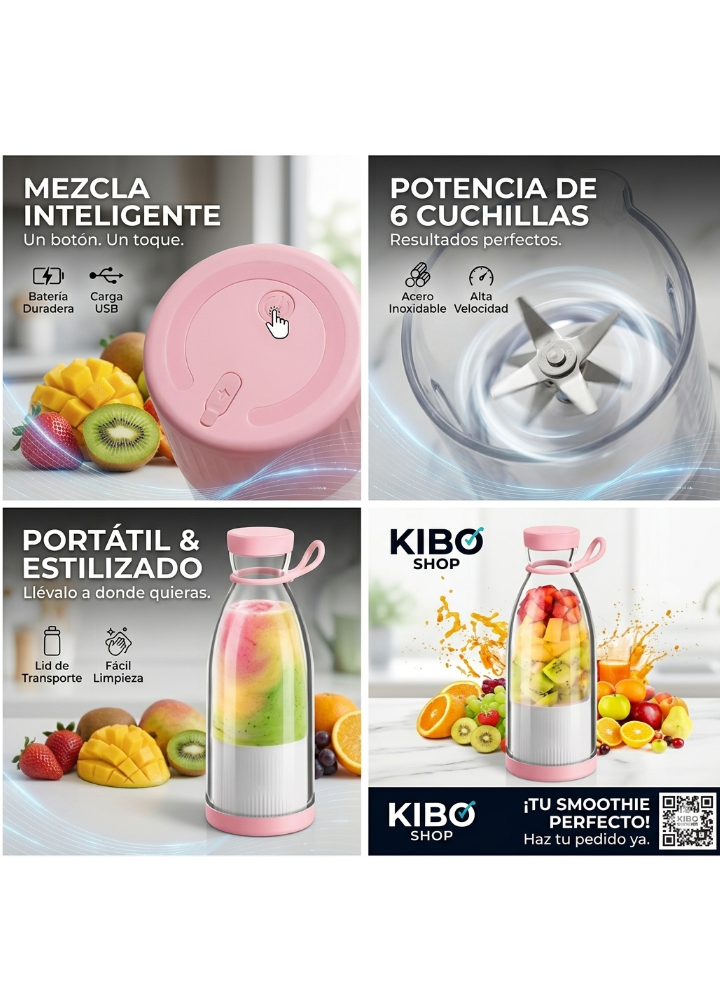 LICUADORA SHAKER USB