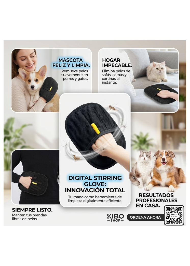 GUANTES PARA PELO DE MASCOTAS